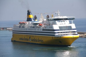 Die Mega Smeralda - die neue Fähre von Corsika-Ferries