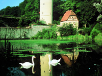 Ferien im romantischen Franken: Malerwinkel Dinkelsbühl