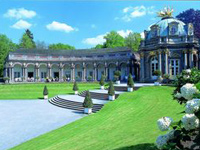 Reisen im Fichtelgebirge: Orangerie der Eremitage in Bayreuth