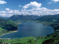 Reisen in der Region Tegernsee / Schliersee: Panorama Tergernsee