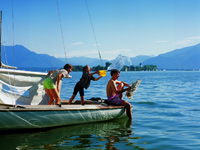 Ferien am Chiemsee: Wasserspaß