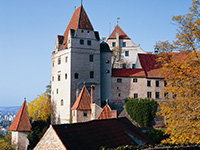 Reisen in Niederbayern: die Burg Trausnitz in Landshut