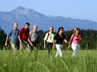 Aktivurlaub in Bayern: Nordic Walking in Bad Heilbrunn 