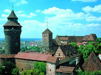 Städtereisen in Bayern: Kaiserburg Nürnberg 